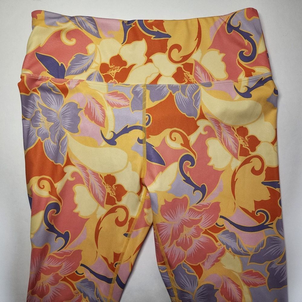 NANETTE LEPORE‎ PAISLEY LEGGINGS SIZE L POLYESTER SPANDEX
